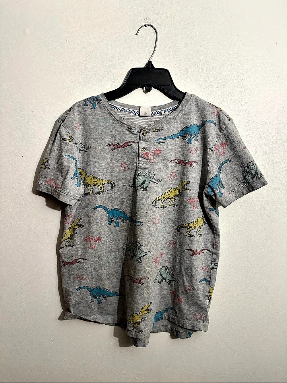 Retreat Los Angeles Dinosaur Print Short Sleeve Tee Size L Like New